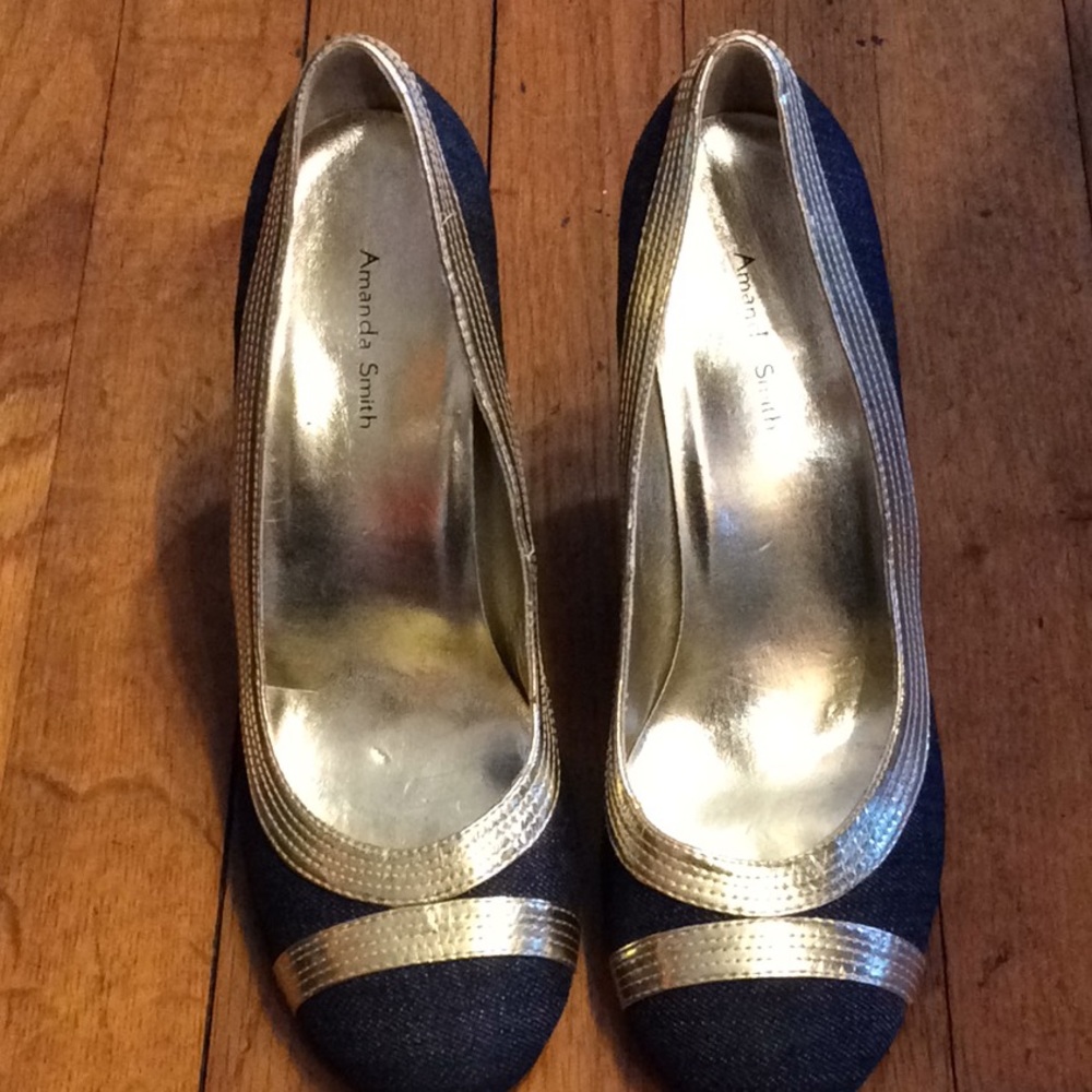 Amanda Smith Denim Wedge